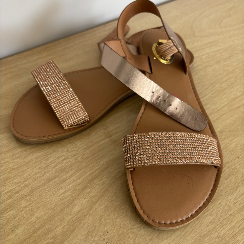 Elegant Rose Gold Sandals